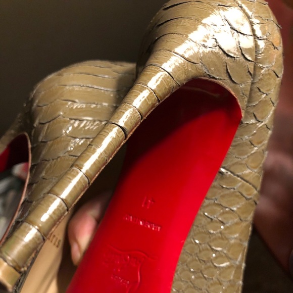Rare Christian Louboutin Crystal Python 41 - Picture 5 of 7